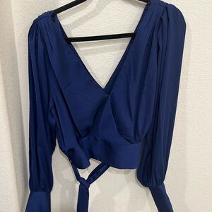 Banana Republic Deep Blue Blouse